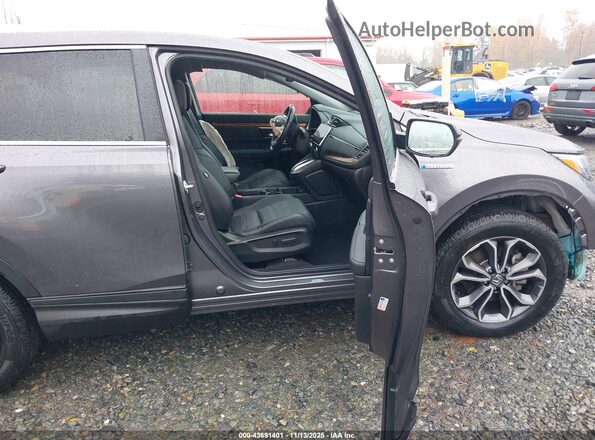 7FART6H80ME025732 2021 HONDA CR-V HYBRID Gray Սալոնի դիմացի տեսք
