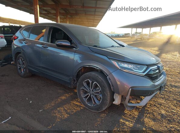 7FART6H81LE023616 2020 HONDA CR-V HYBRID Gray Передня права чверть
