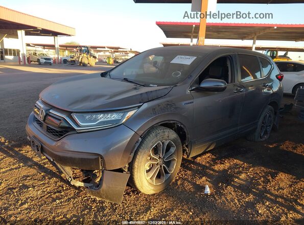 7FART6H81LE023616 2020 HONDA CR-V HYBRID Gray Передня ліва чверть