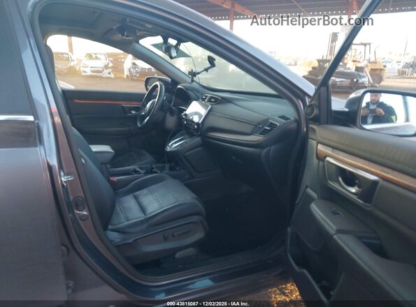 7FART6H81LE023616 2020 HONDA CR-V HYBRID Gray Вид салону спереду