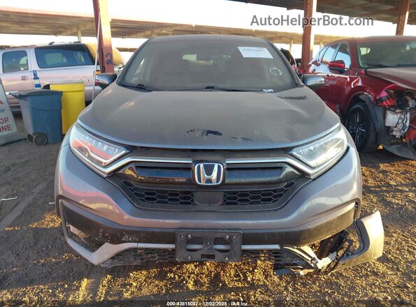 7FART6H81LE023616 2020 HONDA CR-V HYBRID Gray Вид щитка приладів