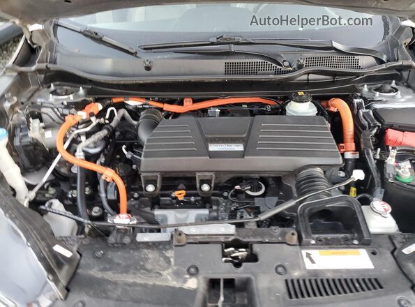 7FART6H83ME007550 2021 HONDA CR-V Silver Vista del compartimento del motor