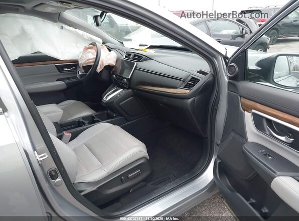 7FART6H88LE016372 2020 HONDA CR-V HYBRID Silver Widok wnętrza z przodu