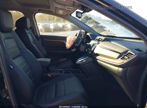 7FART6H8XME017864 2021 HONDA CR-V HYBRID Black Widok wnętrza z przodu