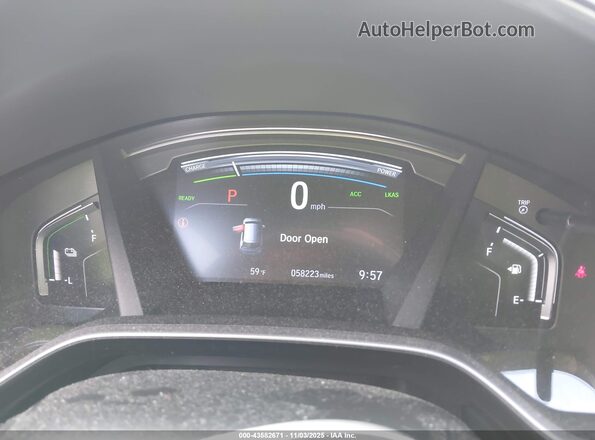 7FART6H91ME012352 2021 HONDA CR-V HYBRID Gray Widok tylnych siedzeń
