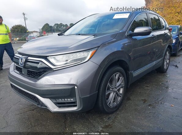 7FART6H91ME012352 2021 HONDA CR-V HYBRID Gray Przód lewy