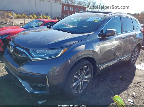 7FART6H95ME002620 2021 HONDA CR-V HYBRID Серый Передняя левая четверть