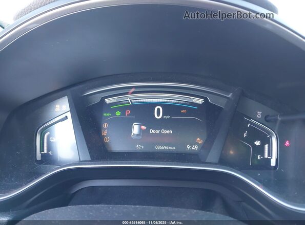 7FART6H95ME002620 2021 HONDA CR-V HYBRID Серый Вид задних сидений