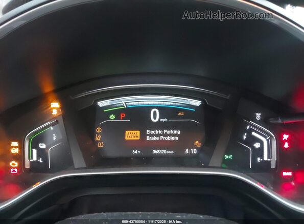 7FART6H96LE014922 2020 HONDA CR-V HYBRID White Widok tylnych siedzeń