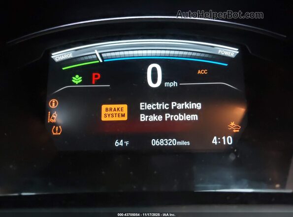 7FART6H96LE014922 2020 HONDA CR-V HYBRID White Widok wnętrza 360 stopni