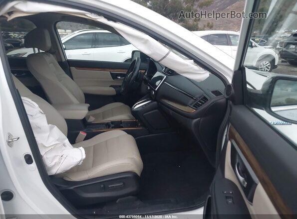7FART6H96LE014922 2020 HONDA CR-V HYBRID White Widok wnętrza z przodu