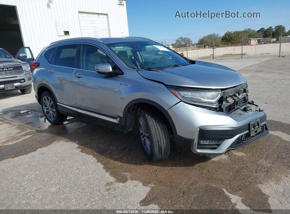 7FART6H98ME014812 2021 HONDA CR-V HYBRID Серебряный Передняя правая четверть