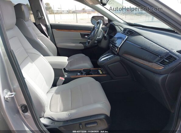 7FART6H98ME014812 2021 HONDA CR-V HYBRID Серебряный Вид салона спереди