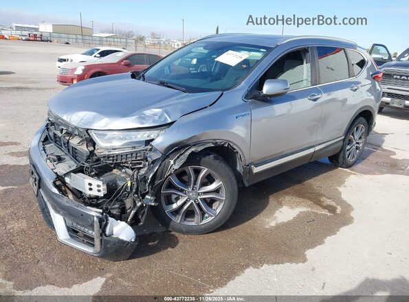 7FART6H98ME014812 2021 HONDA CR-V HYBRID Серебряный Передняя левая четверть