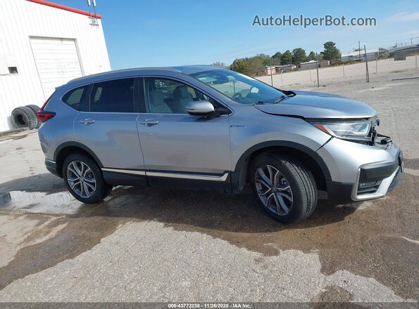 7FART6H98ME014812 2021 HONDA CR-V HYBRID Серебряный Вид задней части салона