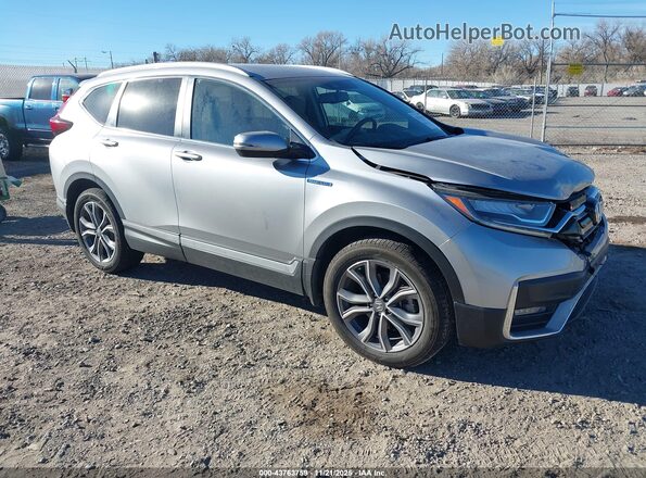 7FART6H98ME022246 2021 HONDA CR-V HYBRID Серебряный Передняя правая четверть