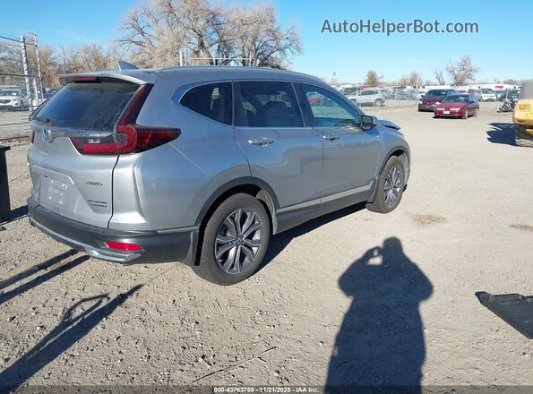 7FART6H98ME022246 2021 HONDA CR-V HYBRID Серебряный Задняя правая четверть
