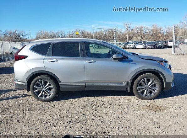 7FART6H98ME022246 2021 HONDA CR-V HYBRID Серебряный Вид задней части салона