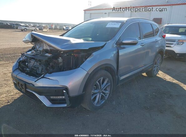 7FART6H9XME037010 2021 HONDA CR-V HYBRID Серебряный Передняя левая четверть