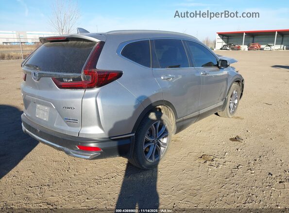 7FART6H9XME037010 2021 HONDA CR-V HYBRID Серебряный Задняя правая четверть