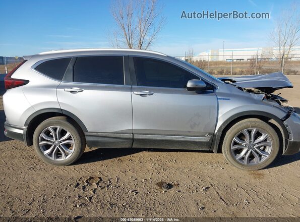 7FART6H9XME037010 2021 HONDA CR-V HYBRID Серебряный Вид задней части салона