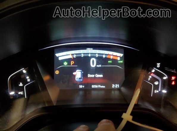 7FARW2H71NE020502 2022 HONDA CR-V Red Սարքավորումների վահանակի տեսք