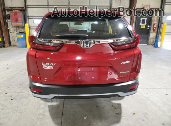 7FARW2H71NE020502 2022 HONDA CR-V Red Հետևի տեսք