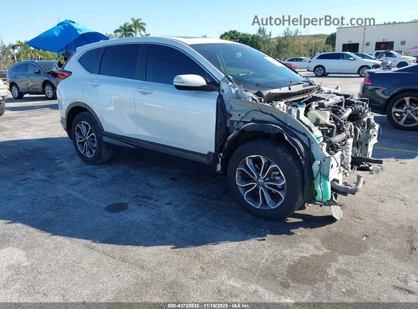 7FARW2H89NE055555 2022 HONDA CR-V White Передня права чверть