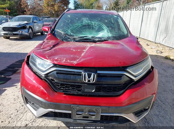 7FARW2H92NE017979 2022 HONDA CR-V Red Вид щитка приладів