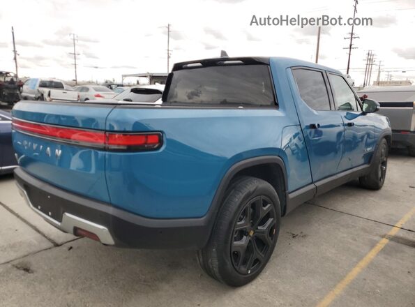 7FCTGCAA3RN030878 2024 RIVIAN R1T Blue Trasero derecho