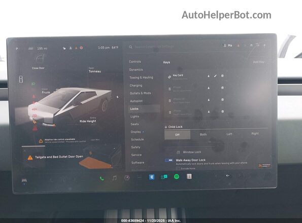 7G2CEHED0RA028785 2024 TESLA CYBERTRUCK Серебряный 