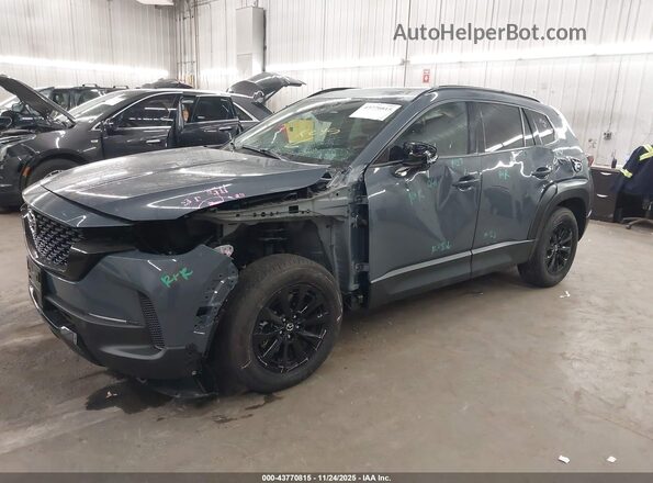 7MMVAADW6SN124237 2025 MAZDA CX-50 HYBRID Синий Передняя левая четверть