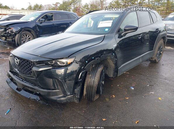 7MMVAADWXSN101642 2025 MAZDA CX-50 HYBRID Черный Передняя левая четверть