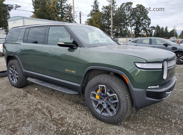 7PDSGABA2PN016531 2023 RIVIAN R1S Зеленый Передняя правая четверть