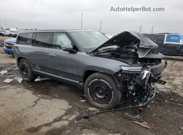 7PDSGBBAXSN053230 2025 RIVIAN R1S Gray Передня права чверть