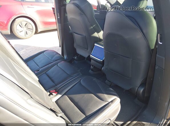 7SAXCAE52NF345378 2022 TESLA MODEL X Черный Вид наклейки с VIN-кодом