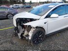 2024 Tesla Model X Long Range Белый vin: 7SAXCBE54RF435319