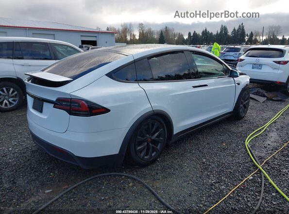 7SAXCBE54RF435319 2024 TESLA MODEL X Белый Задняя правая четверть