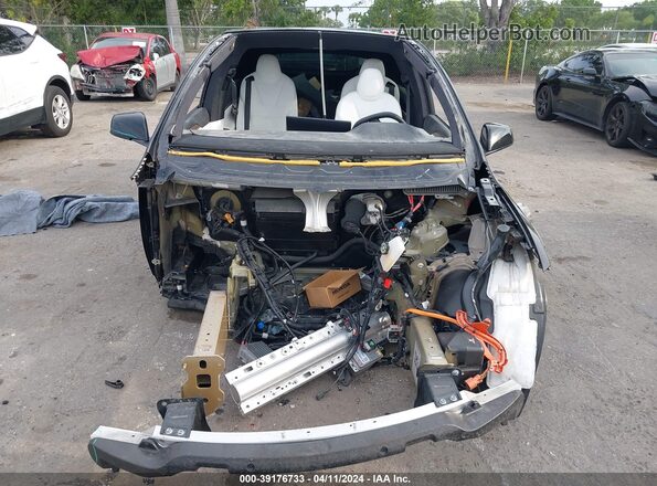 7SAXCBE55PF385222 2023 TESLA MODEL X Black Widok wnętrza z tyłu
