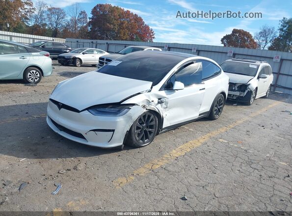 7SAXCBE56PF365514 2023 TESLA MODEL X Белый Передняя левая четверть