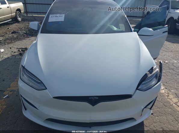 7SAXCBE56PF365514 2023 TESLA MODEL X Белый Вид сзади