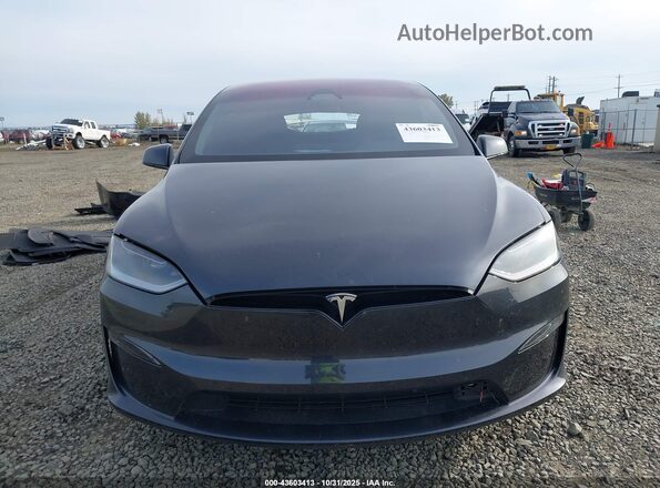 7SAXCBE57RF436447 2024 TESLA MODEL X Черный Вид задней части салона