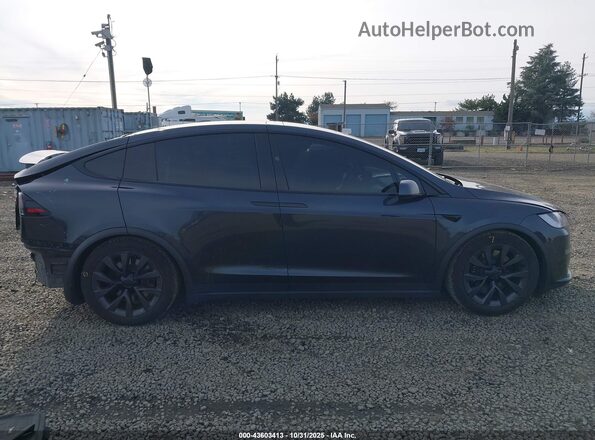 7SAXCBE57RF436447 2024 TESLA MODEL X Черный Панорамный вид салона 360°