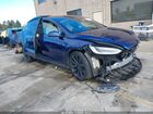 2022 Tesla Model X Dual Motor All-wheel Drive Blue vin: 7SAXCBE58NF351269