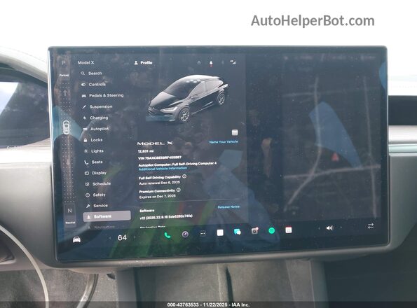 7SAXCBE59RF455887 2024 TESLA MODEL X Черный 