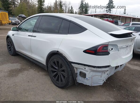 7SAXCBE62NF336596 2022 TESLA MODEL X Белый Задняя левая четверть