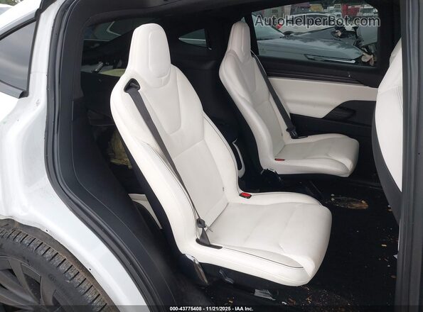 7SAXCBE62NF336596 2022 TESLA MODEL X Белый Вид наклейки с VIN-кодом