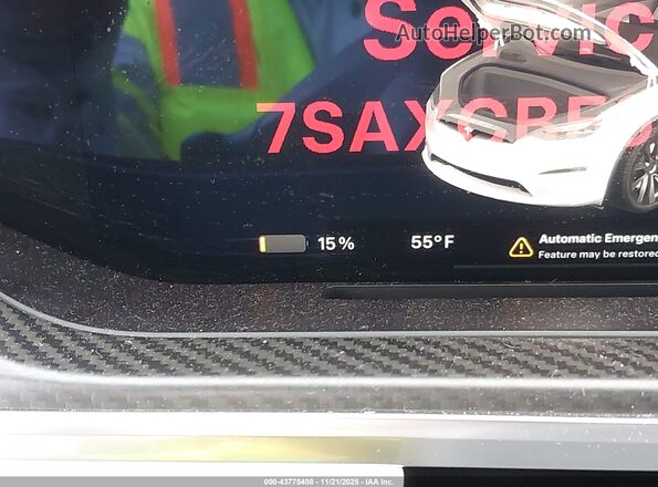 7SAXCBE62NF336596 2022 TESLA MODEL X Белый 