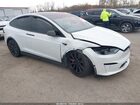 2023 Tesla Model X Plaid Tri Motor All-wheel Drive White vin: 7SAXCBE62PF412546
