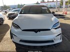 2022 Tesla Model X Plaid Tri Motor All-wheel Drive White vin: 7SAXCBE63NF339183